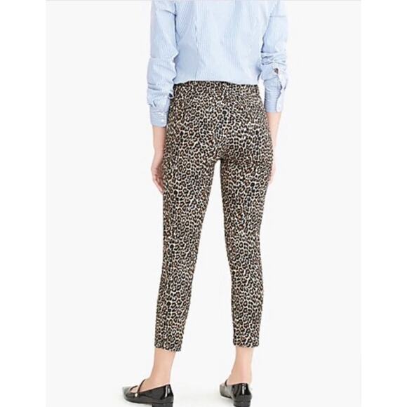J Crew Winnie Office Ready Sprint Pants Animal Print 8 - Picture 6 of 8